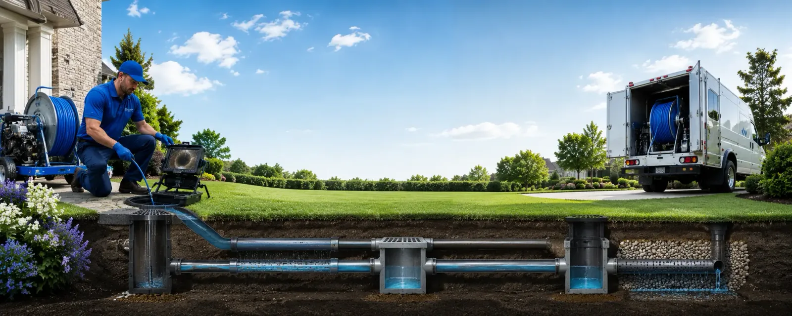 Outdoor drain cleaning information for Frederic, WI