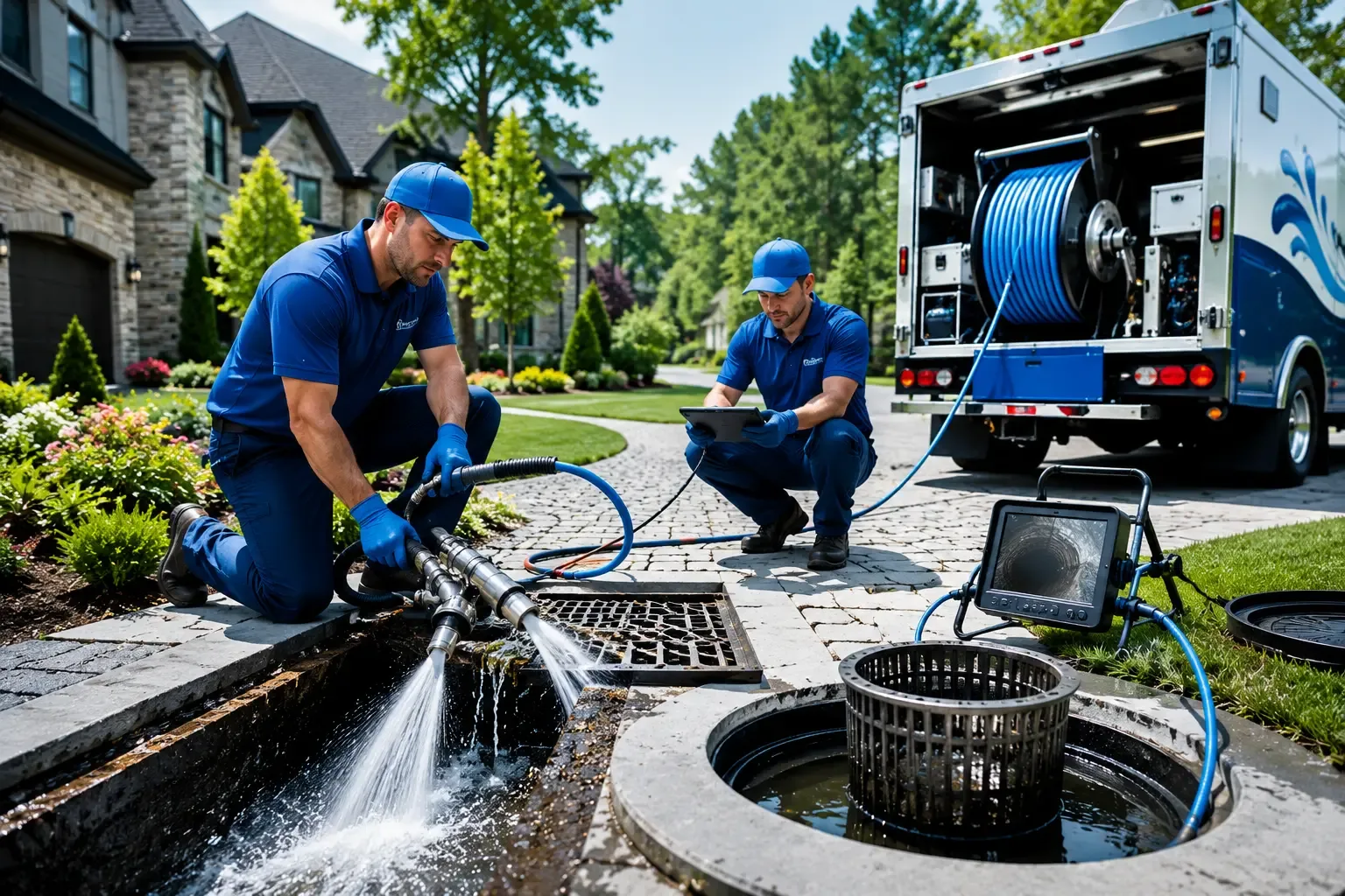Local outdoor drain cleaning professionals in Frederic, WI