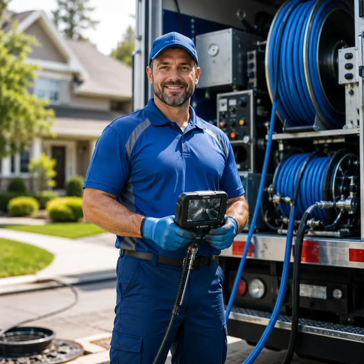 Local outdoor drain cleaning specialists in Frederic, WI